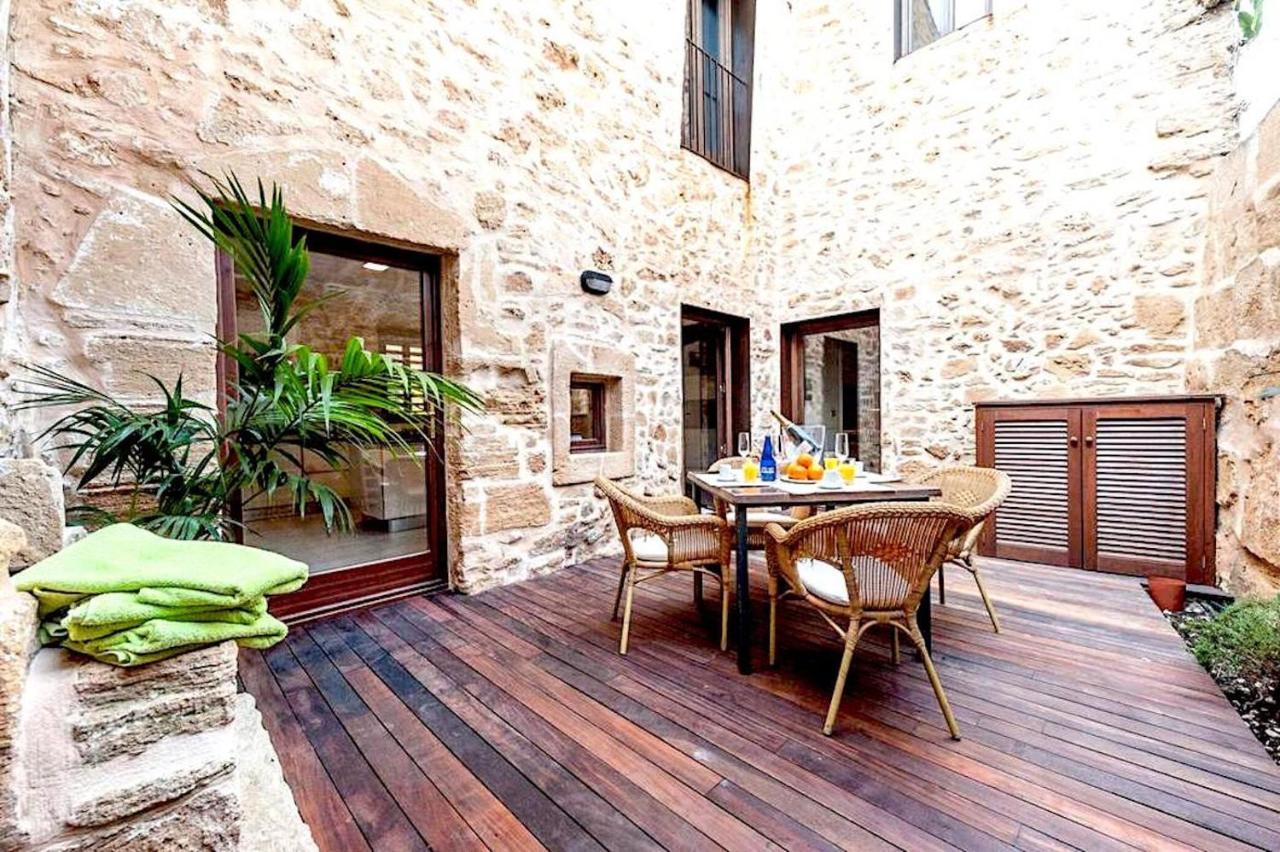 Casa Sa Pedra, En El Centro Historico De Alcudia Villa Exteriör bild